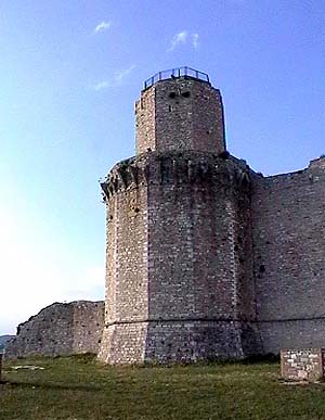 Assisi: Burg Rocca Maggiore - Turm