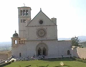 Assisi: Basilika S.Francesco - Frontansicht