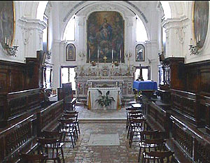Kirche Santa Maria Visitapoveri , Innenansicht