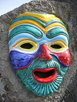 Ischia - Panza: Bunte Maske