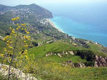 Ischia: Serrara - Blick Richtung Lido dei Maronti und Punta della Signora 
