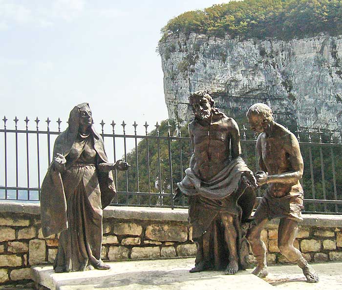 Madonna della Corona - Wallfahrtsort im Trentino/Italien