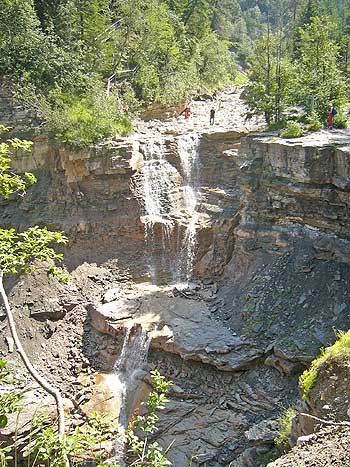 Geoparc Bletterbach bei Aldein in Suedtirol