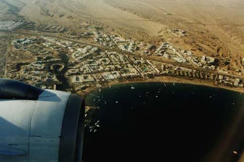 Anflug auf Sharm El Sheikh